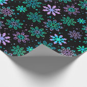 Wrapping paper "Snowflakes" Cadeaupapier (Hoek)