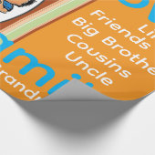 Wrapping Paper Thanksgiving Family Love Cadeaupapier (Hoek)