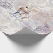 Wrapping Paper-Victorian Winter Christmas Wrapping Cadeaupapier (Hoek)