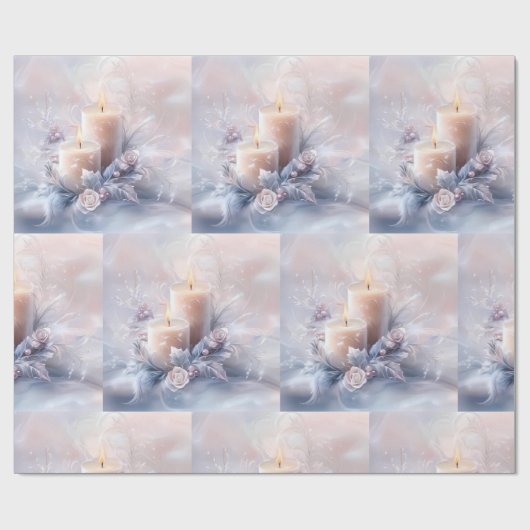 Wrapping Paper-Victorian Winter Christmas Wrapping Cadeaupapier (Vlak)