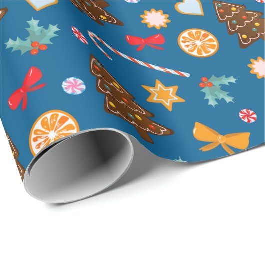 Wrapping Paper voor het nieuwe jaar. Cadeaupapier (Rol Hoek)