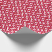Wrapping Paper Wavy Block Print MCM Geometric Cadeaupapier (Hoek)