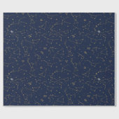 Wrapping Paper Winter Constellations Cadeaupapier (Vlak)