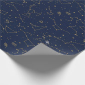Wrapping Paper Winter Constellations Cadeaupapier (Hoek)