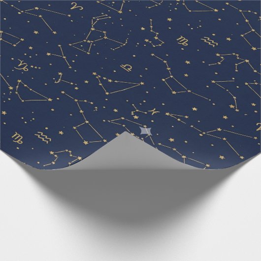 Wrapping Paper Winter Constellations Cadeaupapier (Hoek)