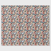 Wrapping Paper - Winter Pattern Cadeaupapier (Vlak)