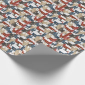 Wrapping Paper - Winter Pattern Cadeaupapier (Hoek)