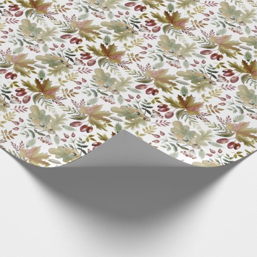 Wrapping Paper - Winter Pattern Cadeaupapier (Hoek)