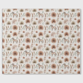 Wrapping paper with a pattern of brown and white cadeaupapier (Vlak)