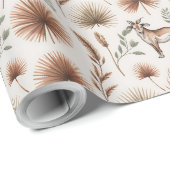 Wrapping paper with a pattern of brown and white cadeaupapier (Rol Hoek)
