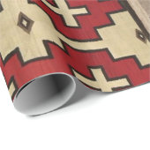 wrapping paper with navajo rug motif cadeaupapier (Rol Hoek)