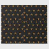 Wrapping paper with Stars Cadeaupapier (Vlak)