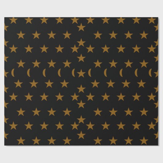 Wrapping paper with Stars Cadeaupapier (Vlak)