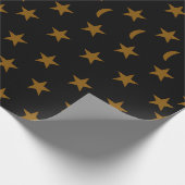 Wrapping paper with Stars Cadeaupapier (Hoek)
