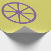 Wrapping paper  Yellow glass Cadeaupapier (Hoek)