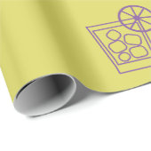 Wrapping paper  Yellow glass Cadeaupapier (Rol Hoek)