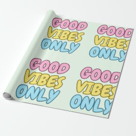Wrapping Papier Alleen Goede Vibes