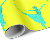 Wrapping Papier Ballet Danser Nieuwjaar Wensen (Rol Hoek)