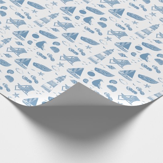 Wrapping Papier-strand thema Cadeaupapier (Hoek)