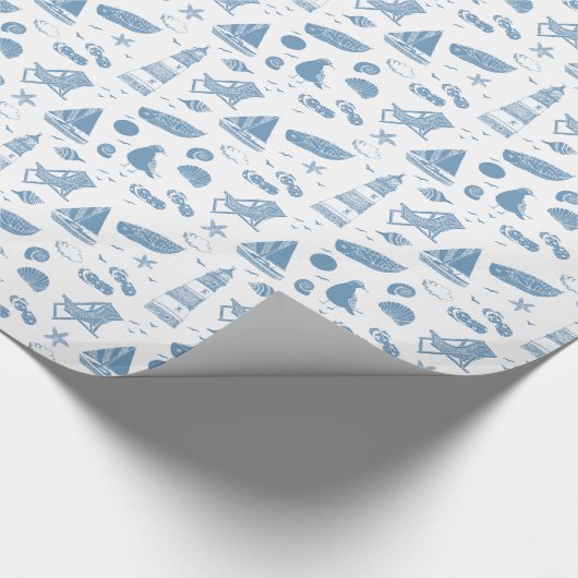 Wrapping Papier-strand thema Cadeaupapier (Hoek)