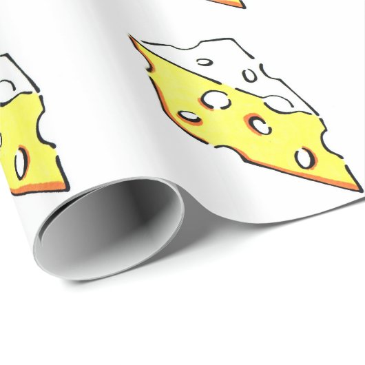 WRAPPING PAPIER SWISS CHEESE WEDGE (Rol Hoek)