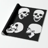 Wrapping Papieren LAUGHULL BLACK EN WHITE Cadeaupapier (Uitgerold)