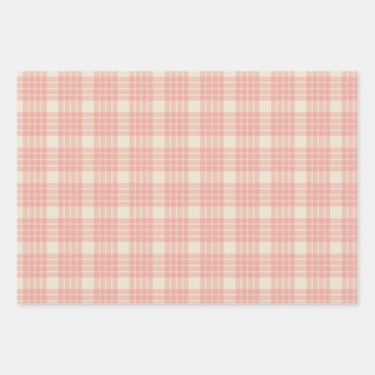 Wrapping retro gingham paper for Christmas (Voorkant)