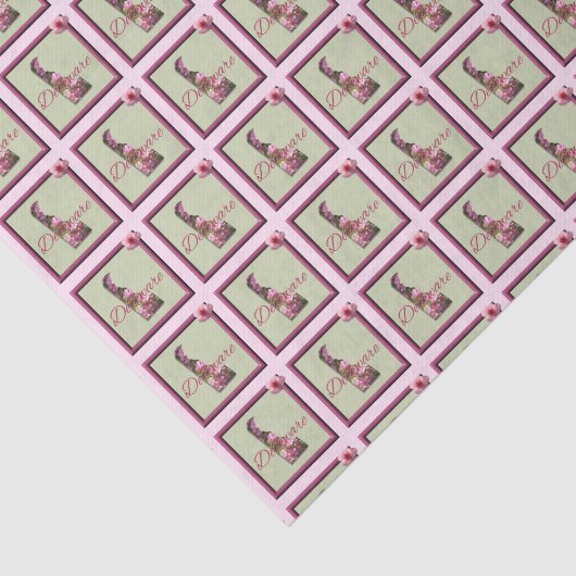 Wrapping Tissue - DELAWARE - Ingelijste pictogram Tissuepapier (Detail)