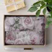 Wrapping Tissue - Victoriaans Rozen Collage Tissuepapier (Geschenk)