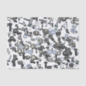 Wrapping Weefsel - Noten en bouten Tissuepapier (Voorkant)