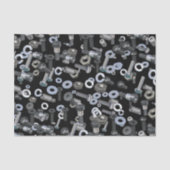 Wrapping Weefsel - Noten en bouten Tissuepapier (Voorkant)