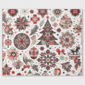 Wrapping with Christmas Motifs n10 Cadeaupapier (Vlak)