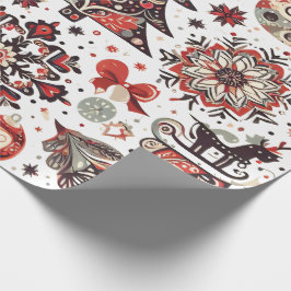 Wrapping with Christmas Motifs n10 Cadeaupapier