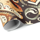 Wrapping with Christmas Motifs n11 Cadeaupapier (Rol Hoek)