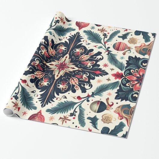 Wrapping with Exclusive Christmas Motifs n8 Cadeaupapier (Uitgerold)