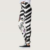 Wrapping zwart-wit leggings (Links)