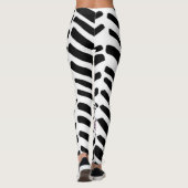 Wrapping zwart-wit leggings (Achterkant)