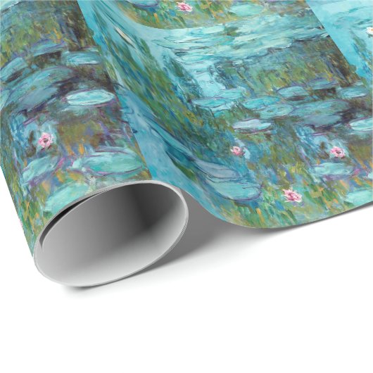 Wrappingpaper Claude Monet Nympheas Water Lilies Cadeaupapier (Rol Hoek)