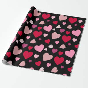 Wrappingpapier Love Hearts Valentijnsdag Cadeau Cadeaupapier