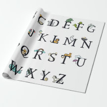 WRAPPINGSPAPIER: ALPHABET CHART