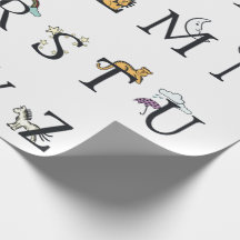 WRAPPINGSPAPIER: ALPHABET CHART