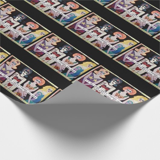 WRAPPINGSPAPIER-ALS U VRIENDEN KRACHTIG HEBT CADEAUPAPIER (Hoek)