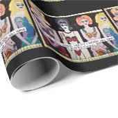 WRAPPINGSPAPIER-ALS U VRIENDEN KRACHTIG HEBT CADEAUPAPIER (Rol Hoek)