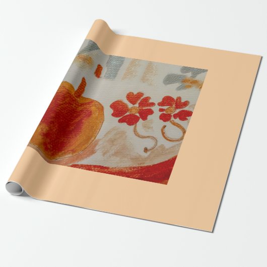 WRAPPINGSPAPIER CADEAUPAPIER (Uitgerold)