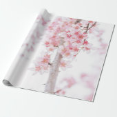 WRAPPINGSPAPIER: CHERRY BLOSSOMS CADEAUPAPIER (Uitgerold)