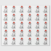 WRAPPINGSPAPIER DALMATIAN FIREDOG CADEAUPAPIER (Vlak)