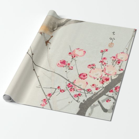 WRAPPINGSPAPIER JAPANESE AFDRUKKING CADEAUPAPIER (Uitgerold)