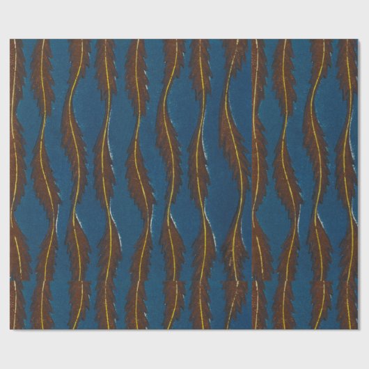 WRAPPINGSPAPIER JAPANESE PATROON LEAF CADEAUPAPIER (Vlak)