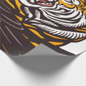WRAPPINGSPAPIER JAPANESE TIGER EN DRAGON ART CADEAUPAPIER (Hoek)