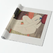 WRAPPINGSPAPIER : JAPANESE WOODBLOCK :Shinsui Itō Cadeaupapier (Uitgerold)